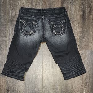 Big Star Black Denim Shorts
